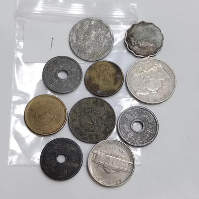 PCAI钱币24-564  外币小堆小专场 - 外币一组  1