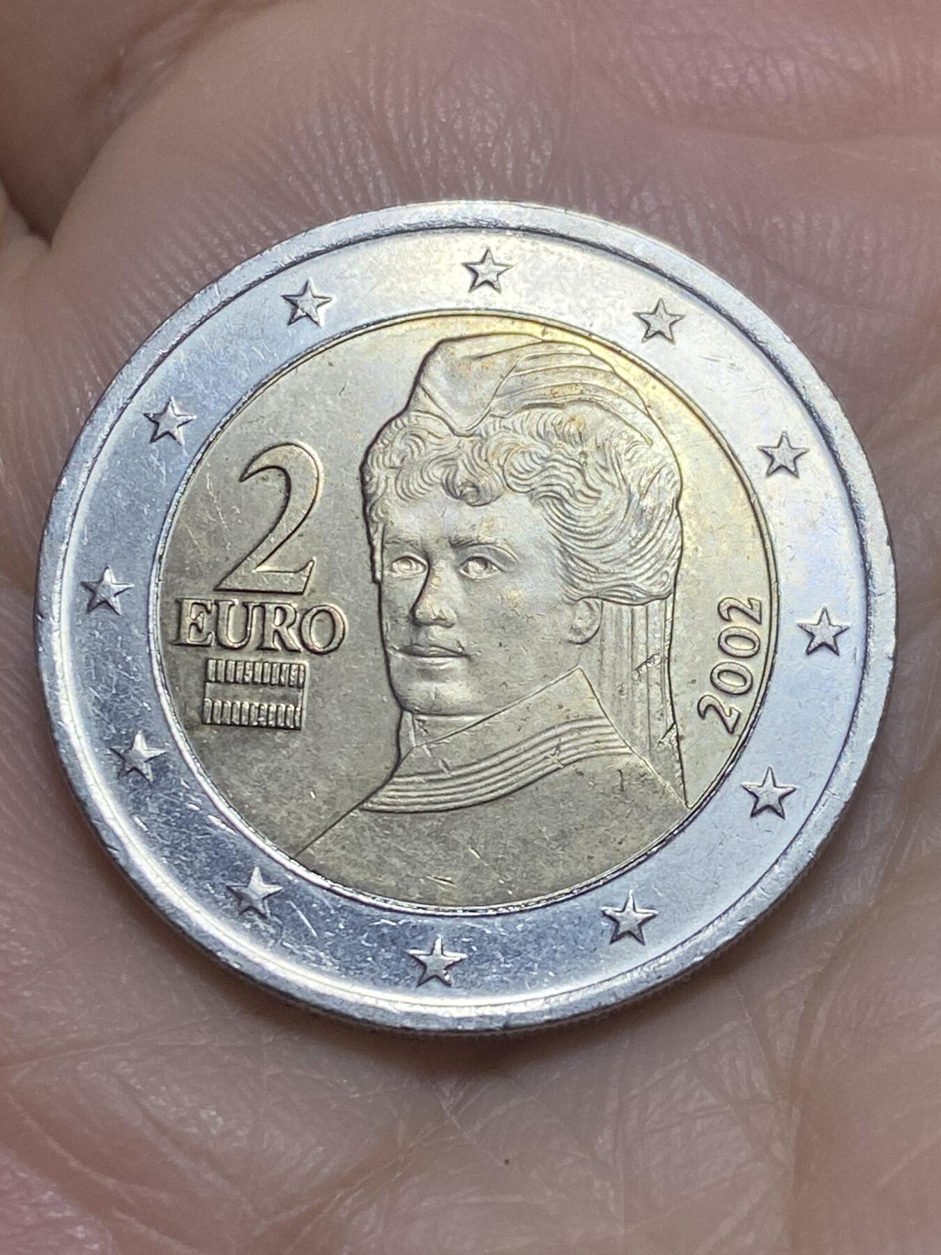 2025年第一百一十六场(总第一百四十二场）外国好品散币(免佣金) 奥地利🇦🇹2002年2欧元