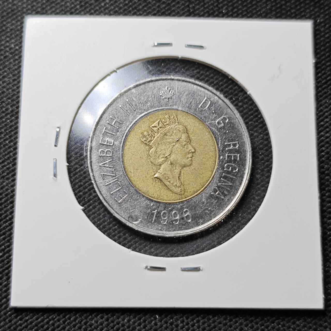 KK钱币收藏小铺  第357场  2月预留时间 周末发货  加拿大2元