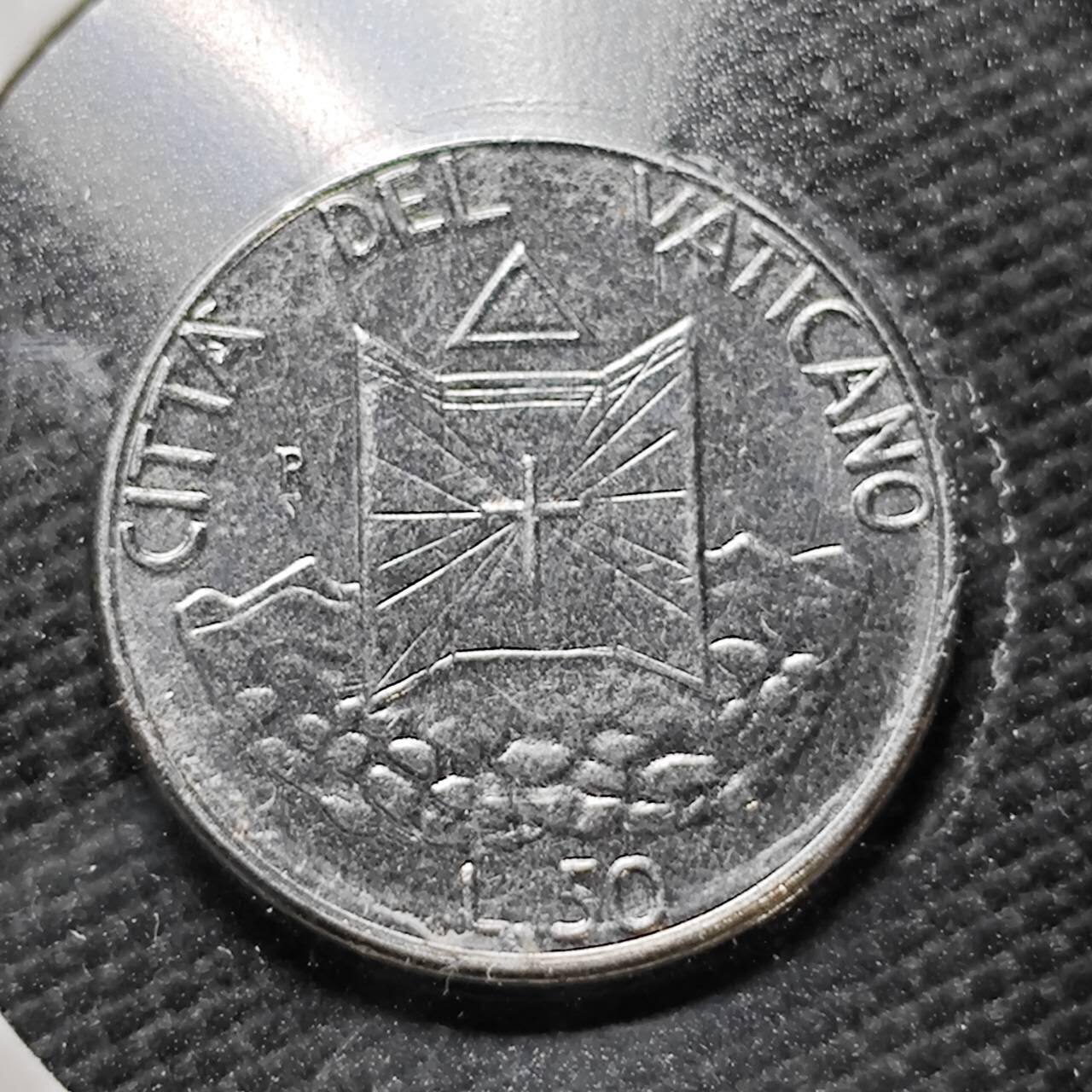KK钱币收藏小铺  第357场  2月预留时间 周末发货  梵蒂冈50里拉