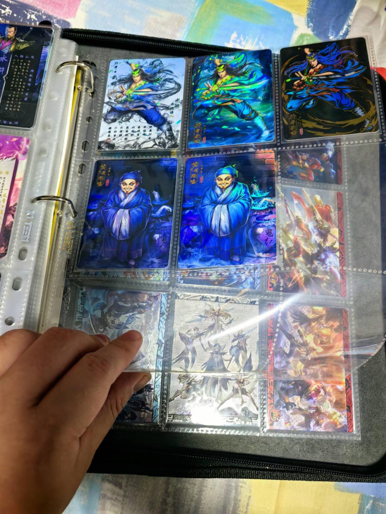 海绵宝宝卡牌专拍第5场(本场有自留价 各种亲签卡，套卡大套，自制卡难免瑕疵，可能存在轻微撞角爆边等出厂瑕疵，品控介意勿拍！) 洒洒卡牌 水浒大卡1-5弹 送一些多出来的卡我也不清楚是多少弹的了