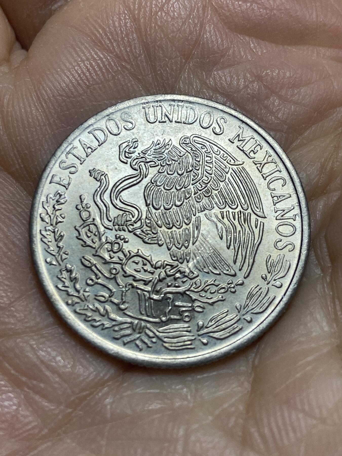 2025年第一百一十六场(总第一百四十二场）外国好品散币(免佣金) 墨西哥🇲🇽1980年50分