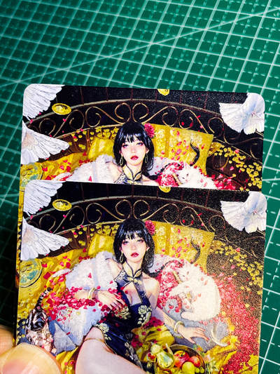 显眼宝35期 佣金1起 10月29日晚20:30截拍  - 【普卡】燎原卡牌焱卡文化刷子妖姬传人间传李瓶儿 无敌lisa 普卡一对 2张