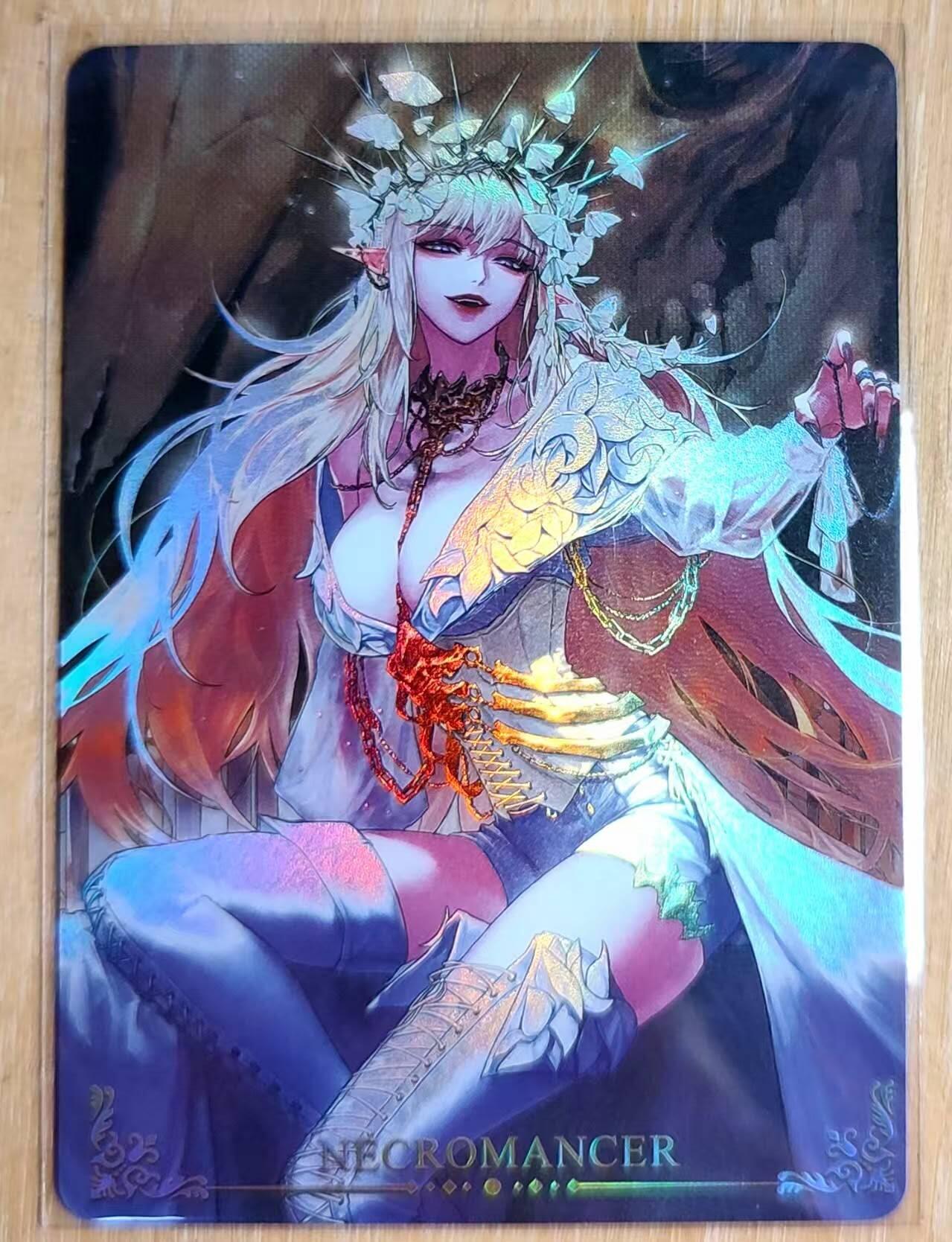 龙虎卡牌第六十场 - 猎虎师狂喜（无佣金，满120包邮，周六晚上结拍，欢迎送拍） 折光彩闪 驴打滚卡牌 死灵术士