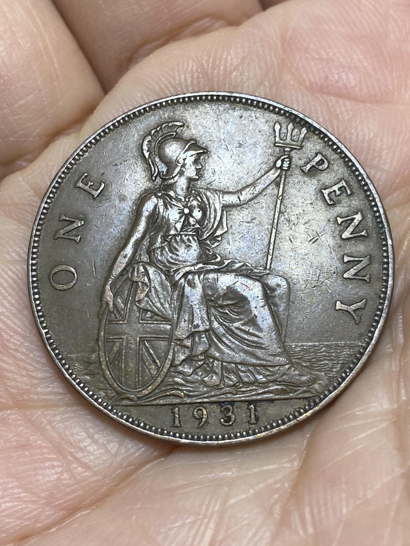 2025年第一百一十六场(总第一百四十二场）外国好品散币(免佣金) 英国🇬🇧1931年1便士