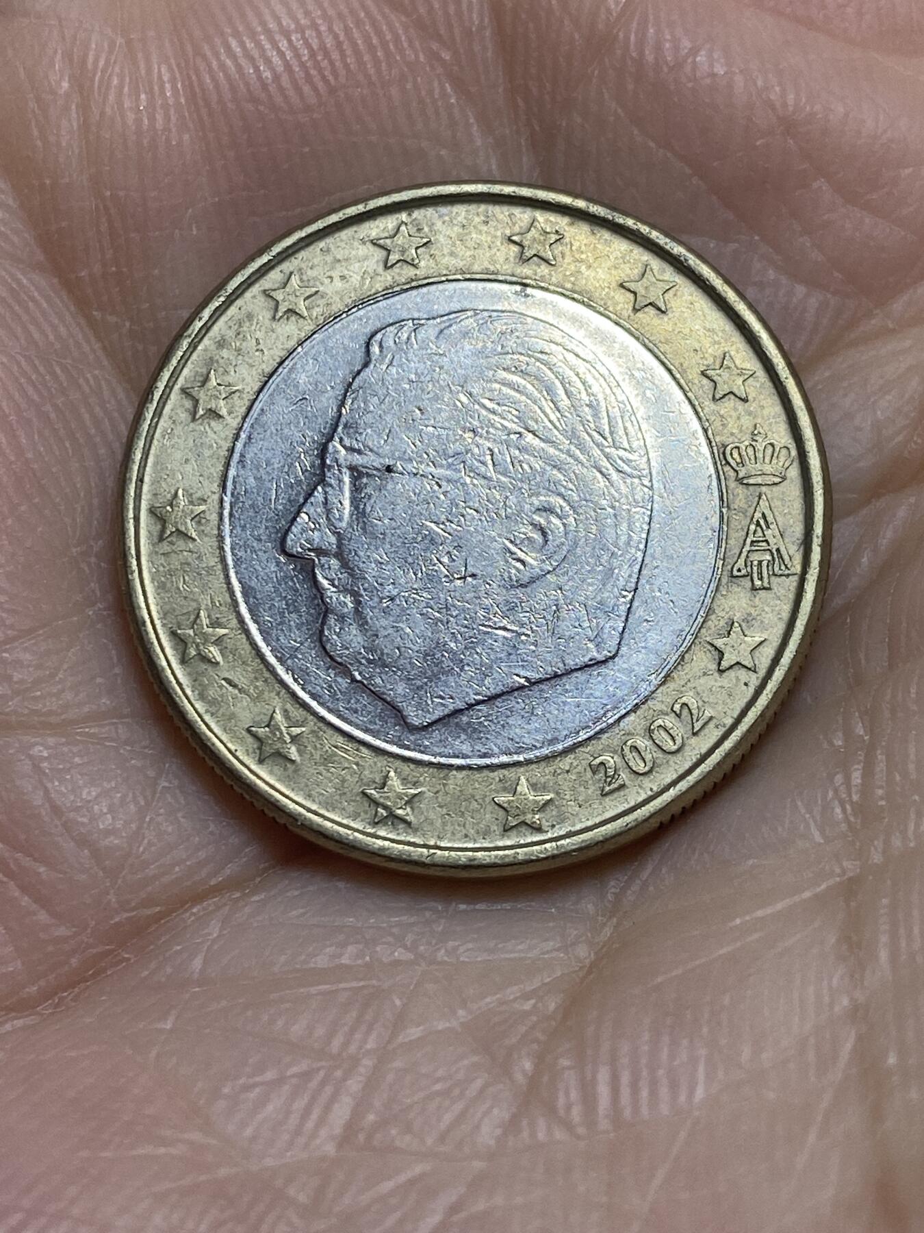 2025年第一百一十六场(总第一百四十二场）外国好品散币(免佣金) 比利时🇧🇪2002年1欧元