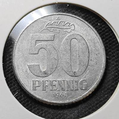 KK钱币收藏小铺  第357场  2月预留时间 周末发货 -  东德50芬尼