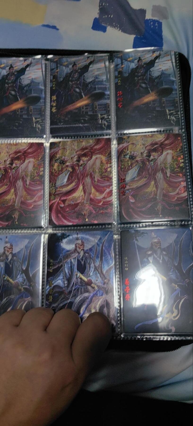 海绵宝宝卡牌专拍第5场(本场有自留价 各种亲签卡，套卡大套，自制卡难免瑕疵，可能存在轻微撞角爆边等出厂瑕疵，品控介意勿拍！) 神州群英传 1-3弹 前二弹入册，3弹未拆封