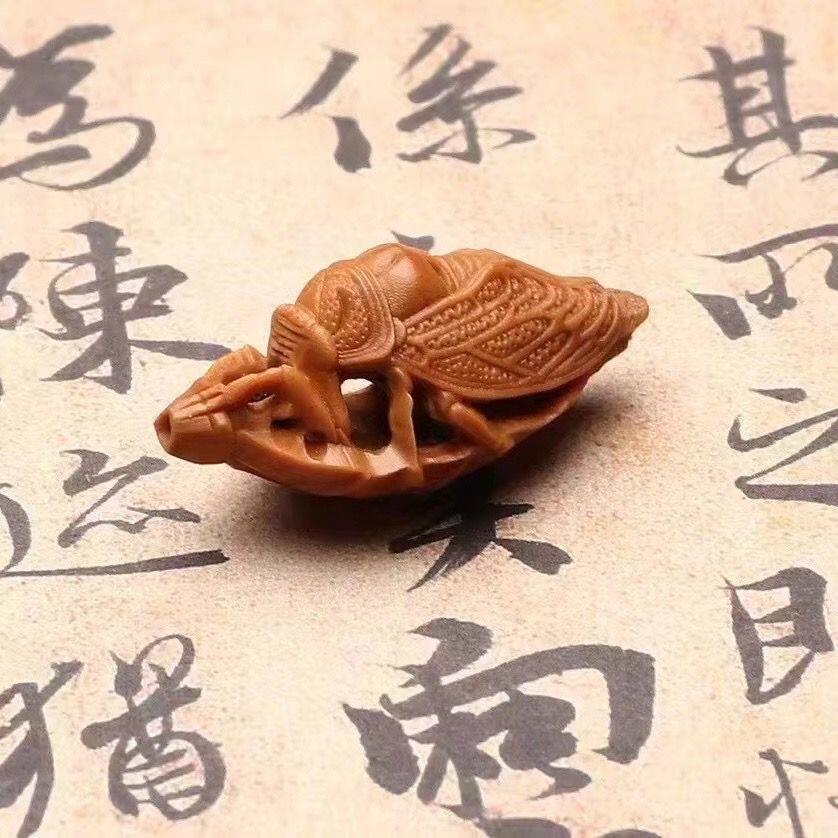 听雨轩（六） 橄榄核单籽橄榄核雕刻一鸣惊人
