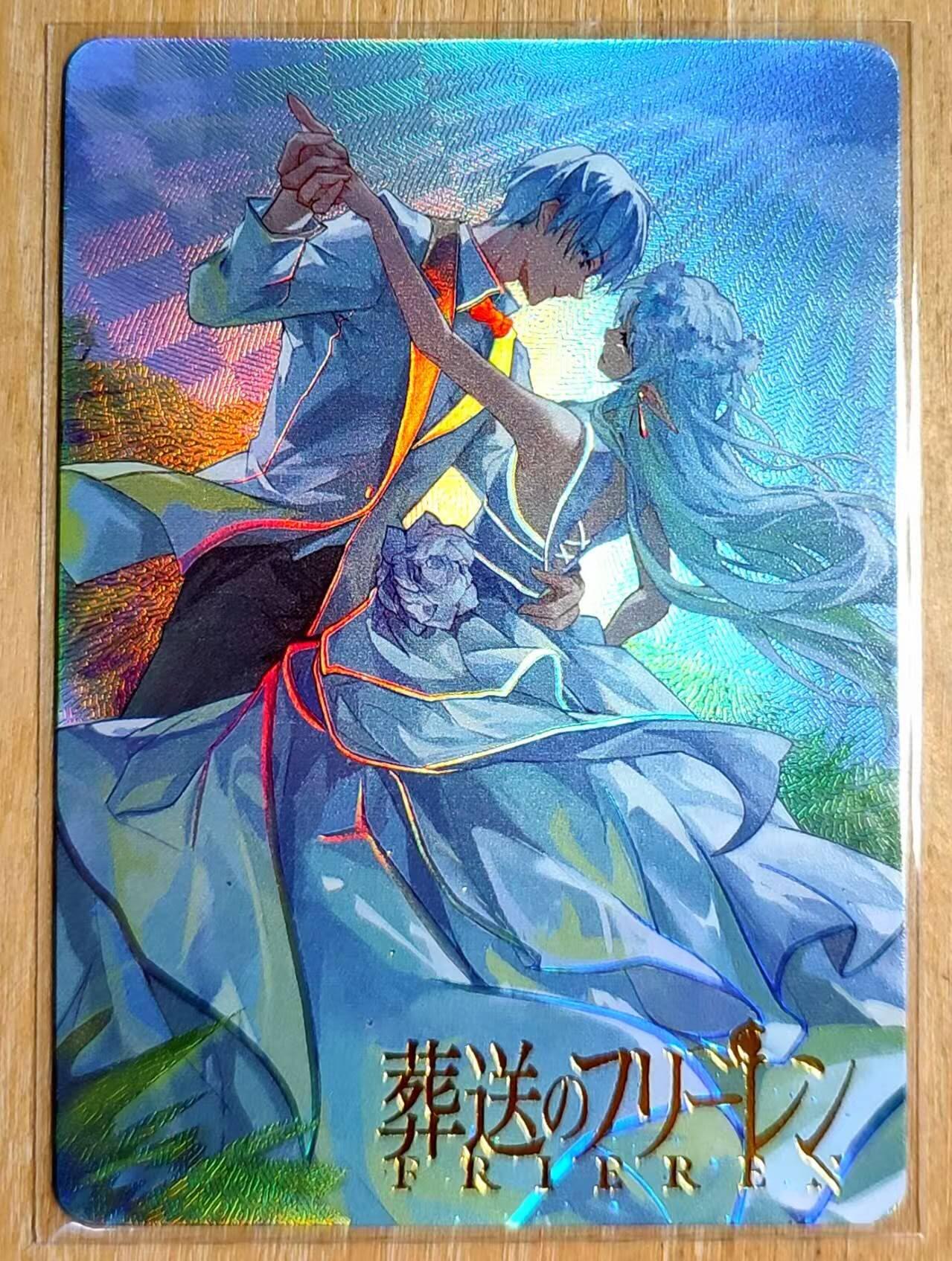 龙虎卡牌第六十场 - 猎虎师狂喜（无佣金，满120包邮，周六晚上结拍，欢迎送拍） 折光彩闪 白花恋诗卡牌 葬送的芙莉莲