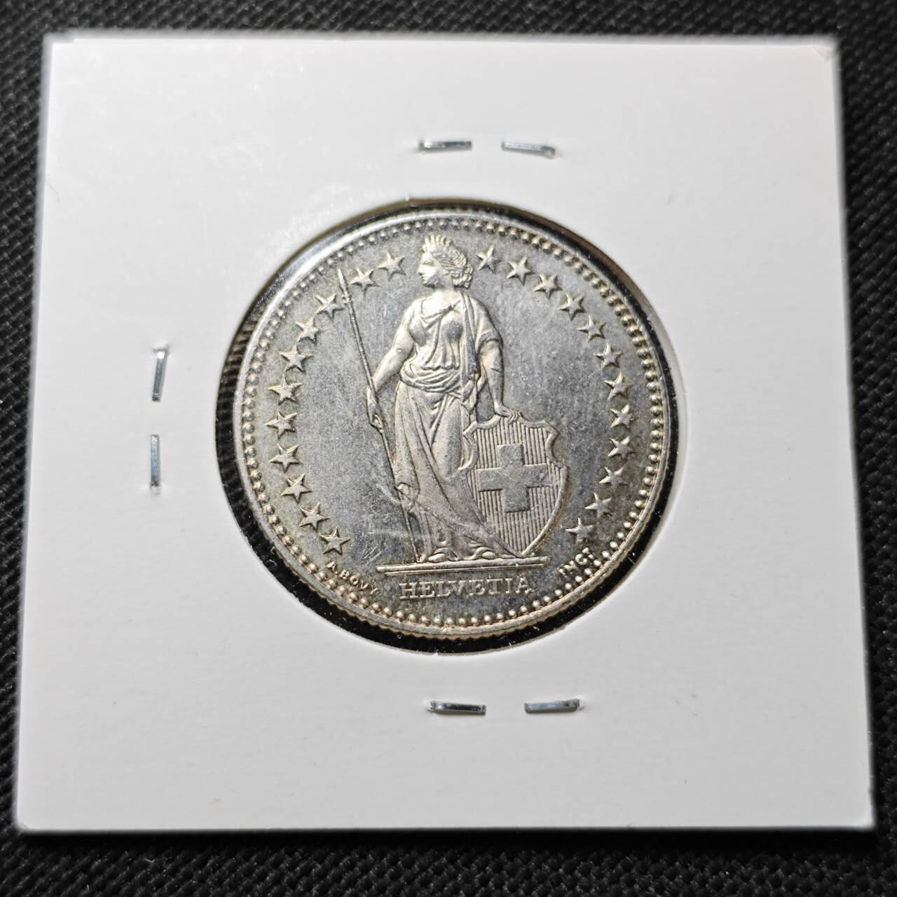 KK钱币收藏小铺  第357场  2月预留时间 周末发货  1998瑞士2法郎