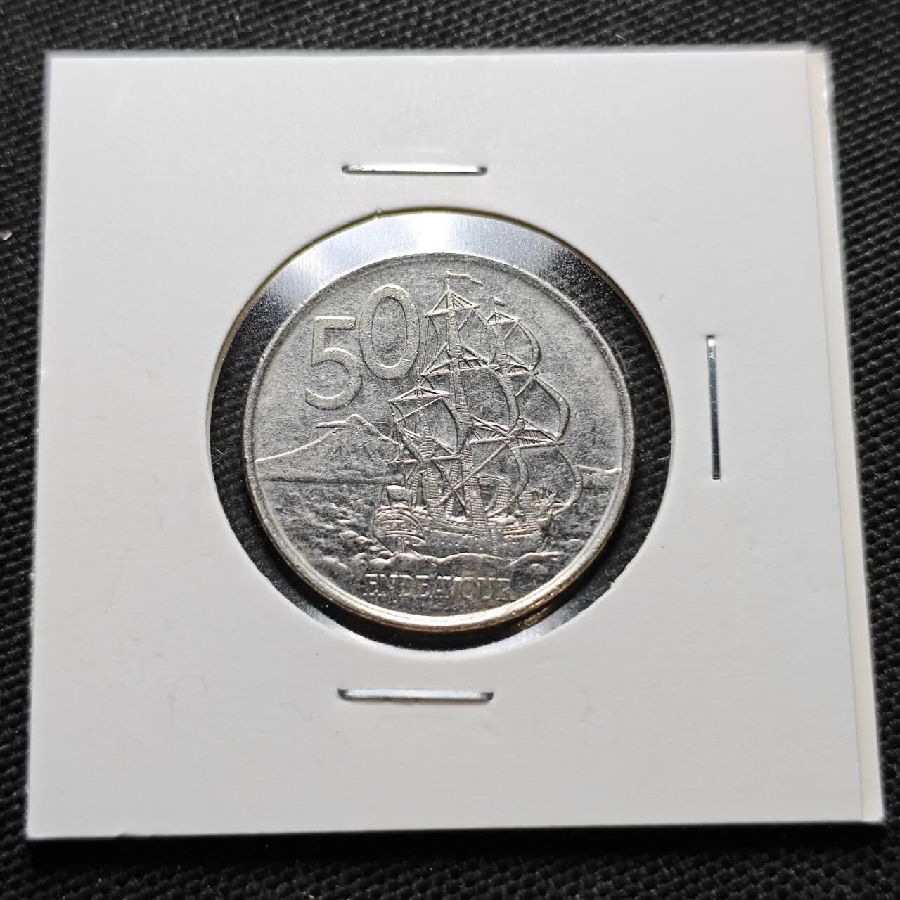 KK钱币收藏小铺  第357场  2月预留时间 周末发货  新西兰50分