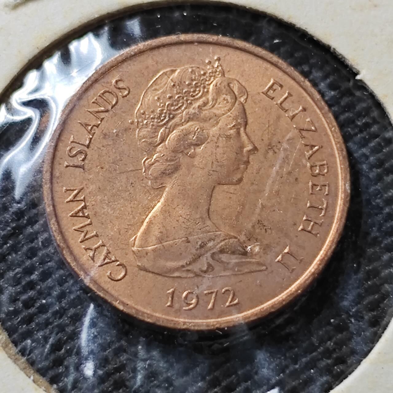 KK钱币收藏小铺  第357场  2月预留时间 周末发货  开曼群岛1分 好品