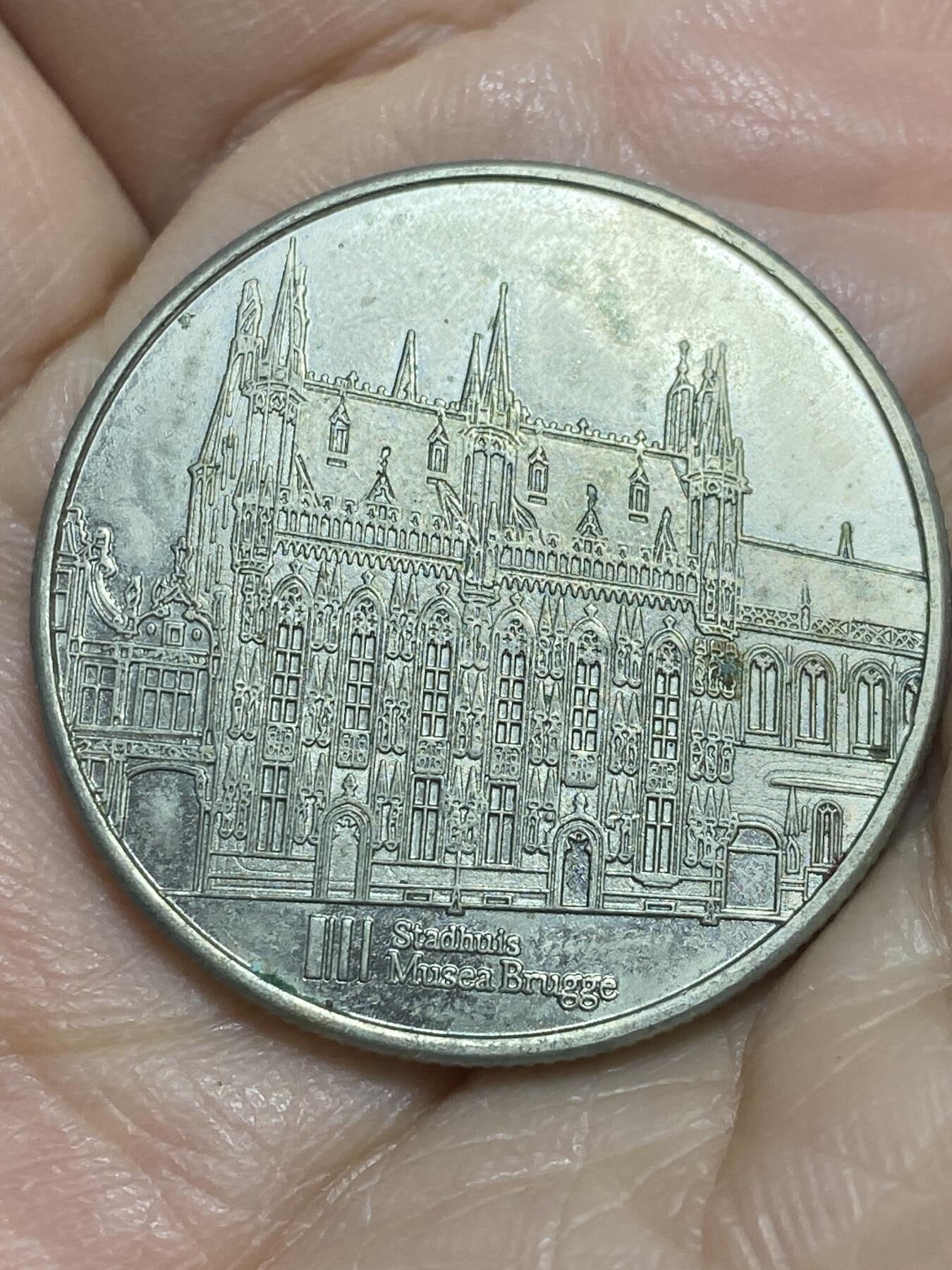 2025年第一百一十六场(总第一百四十二场）外国好品散币(免佣金) 比利时🇧🇪文化遗产系列纪念章(布鲁日市政厅博物馆纪念章)