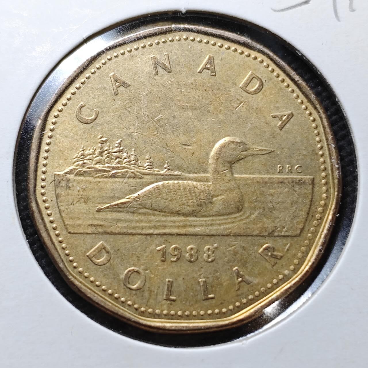 KK钱币收藏小铺  第357场  2月预留时间 周末发货  加拿大一元