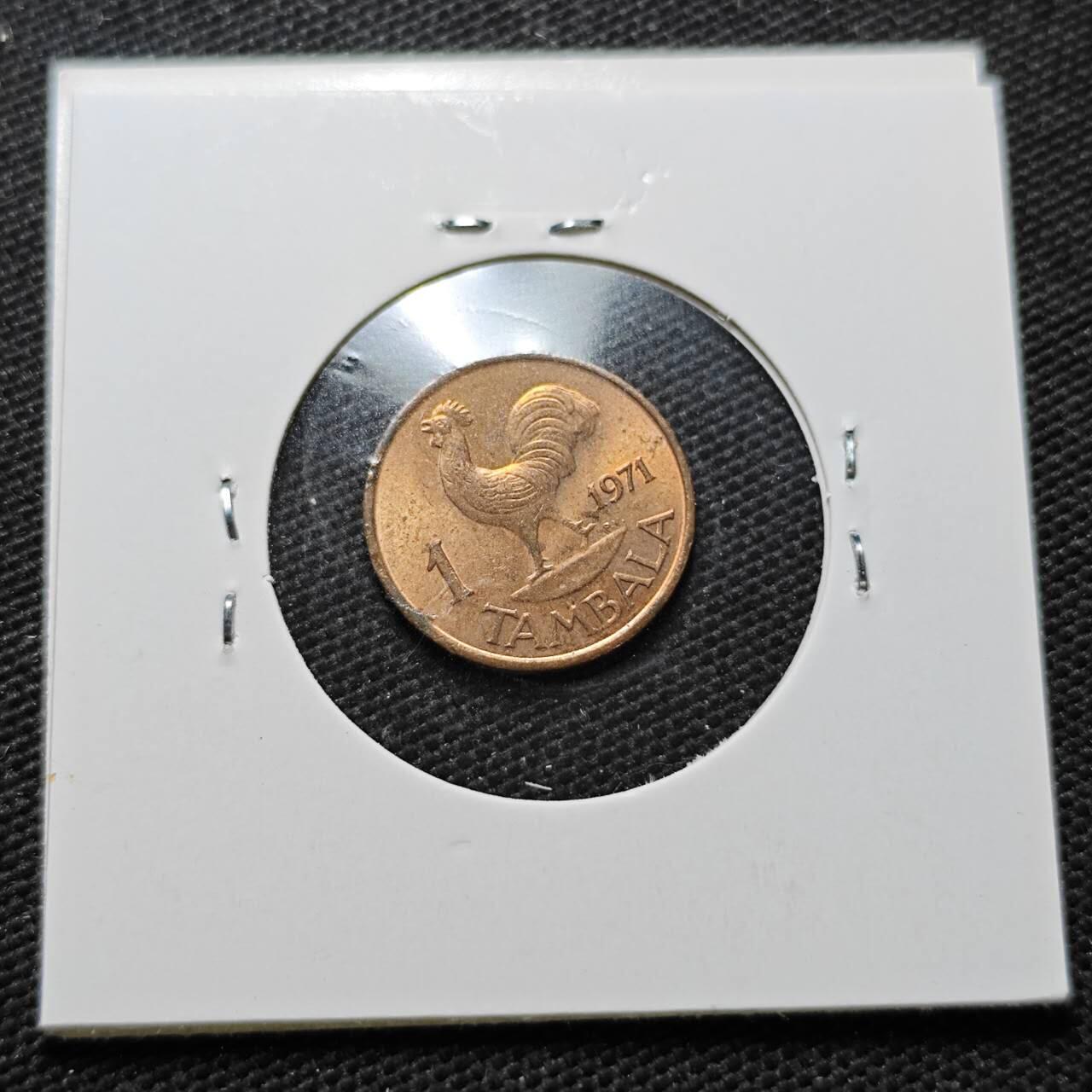 KK钱币收藏小铺  第357场  2月预留时间 周末发货  马拉维1坦巴拉