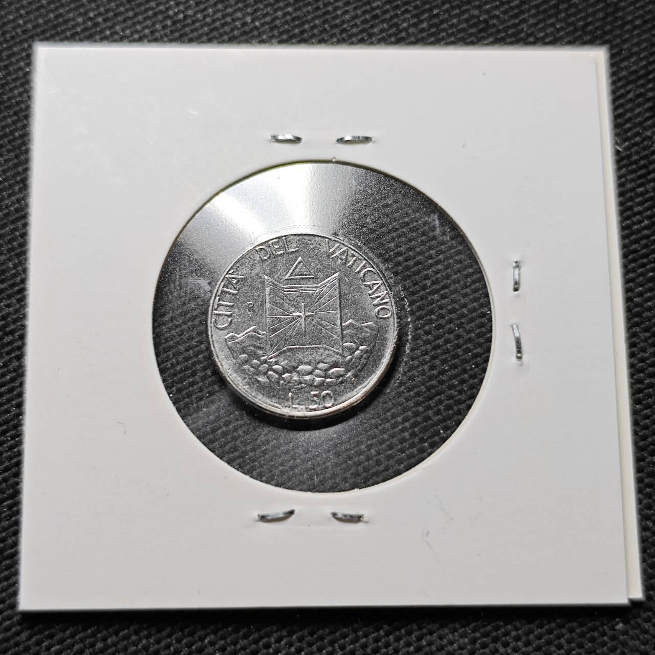KK钱币收藏小铺  第357场  2月预留时间 周末发货  梵蒂冈50里拉