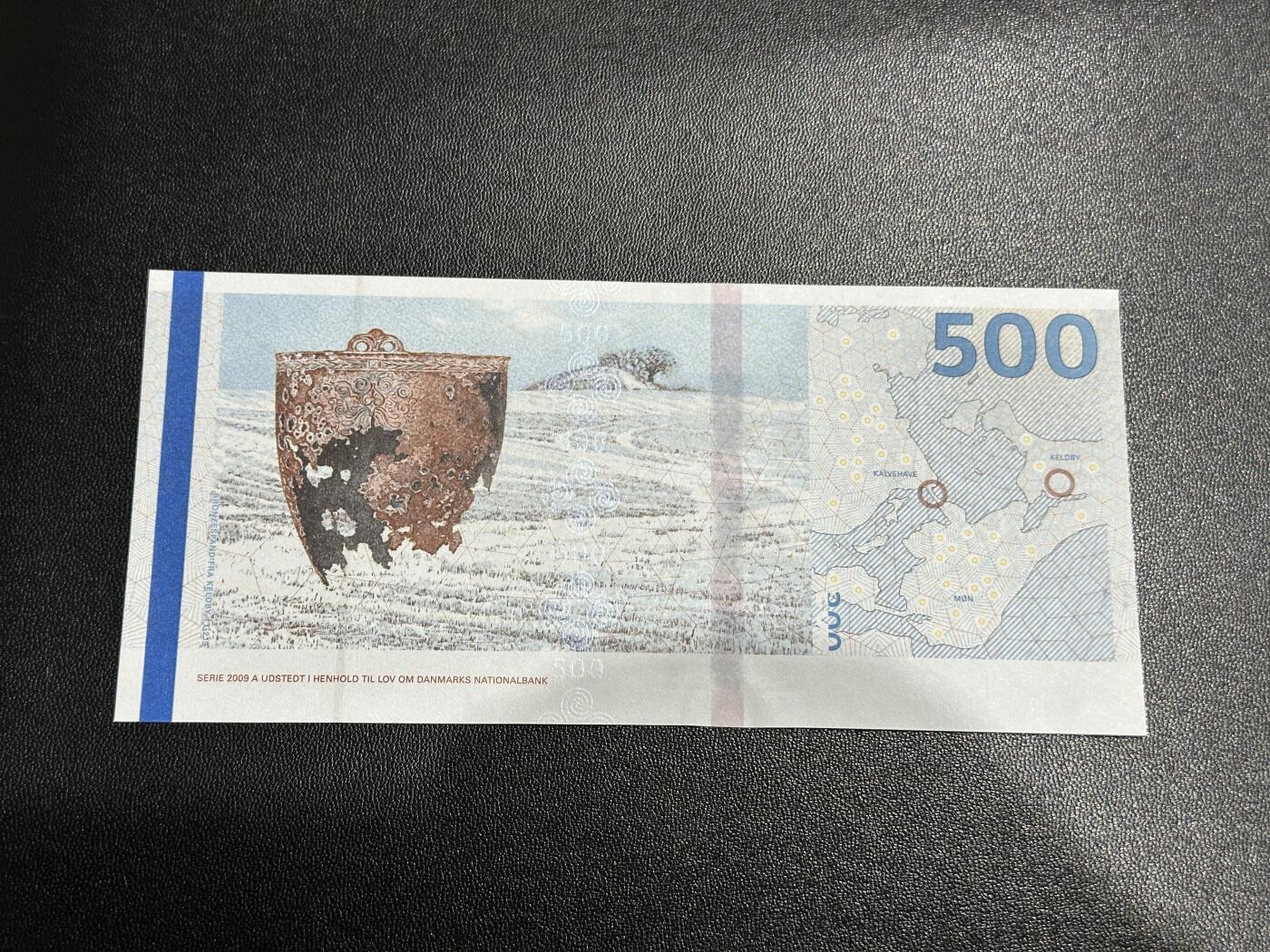 《外钞收藏家》第五百七十八期（热门品种好货场）（本平台长期征集拍品、欢迎藏友们联系合作） 丹麦桥版新版本500克朗 全新UNC