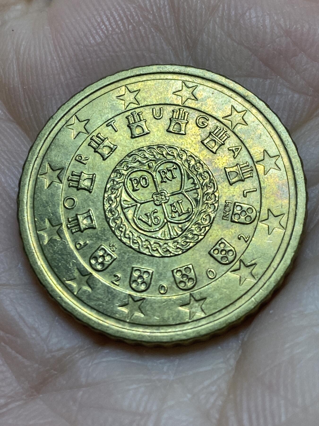 2025年第一百一十六场(总第一百四十二场）外国好品散币(免佣金) 葡萄牙🇵🇹2002年50欧分