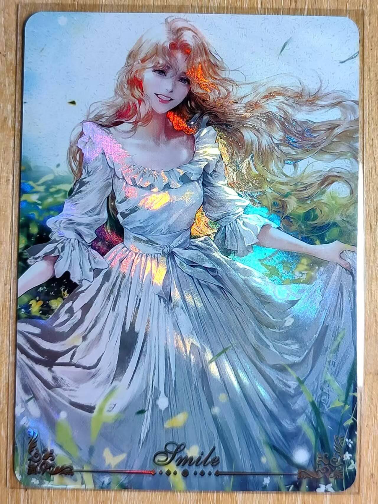 龙虎卡牌第六十场 - 猎虎师狂喜（无佣金，满120包邮，周六晚上结拍，欢迎送拍） 斜纹彩闪 驴打滚卡牌 赠卡-白衣少女
