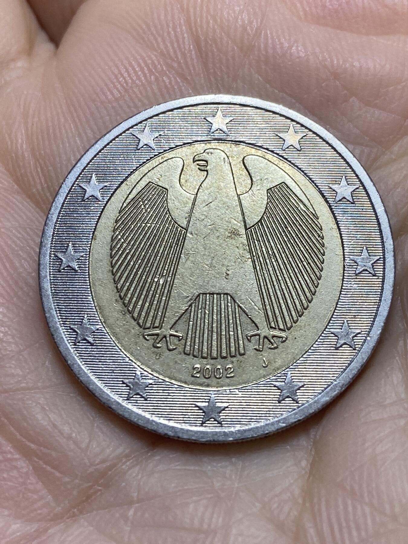 2025年第一百一十六场(总第一百四十二场）外国好品散币(免佣金) 德国🇩🇪2002年2欧元