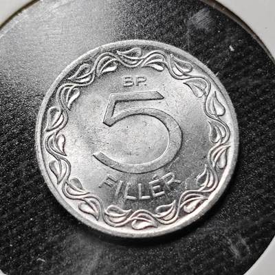 KK钱币收藏小铺  第357场  2月预留时间 周末发货 -  1965匈牙利5菲勒少女 好品