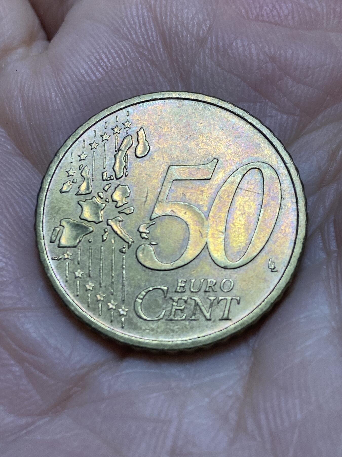 2025年第一百一十六场(总第一百四十二场）外国好品散币(免佣金) 葡萄牙🇵🇹2002年50欧分