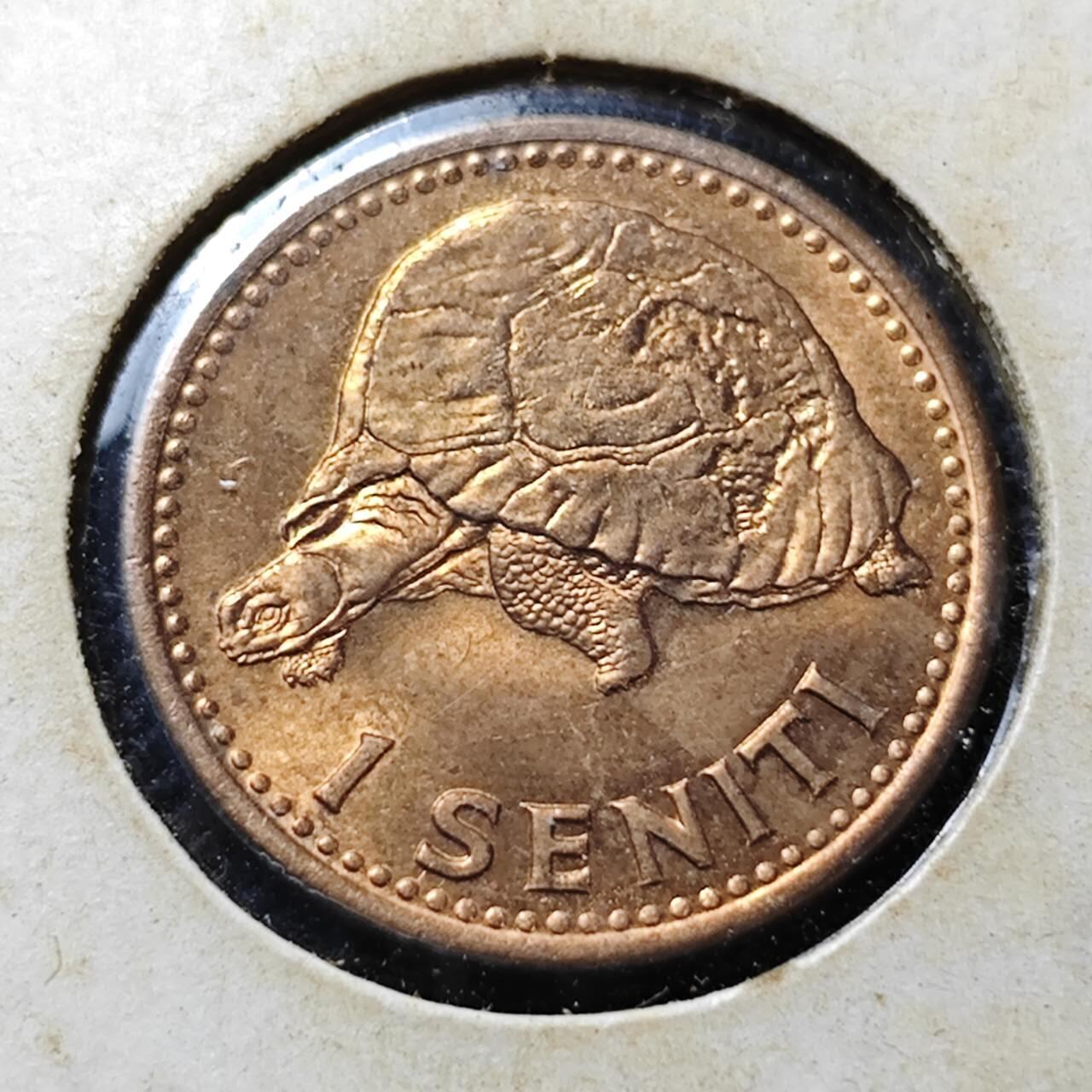 KK钱币收藏小铺  第357场  2月预留时间 周末发货  汤加1分铜币 好品