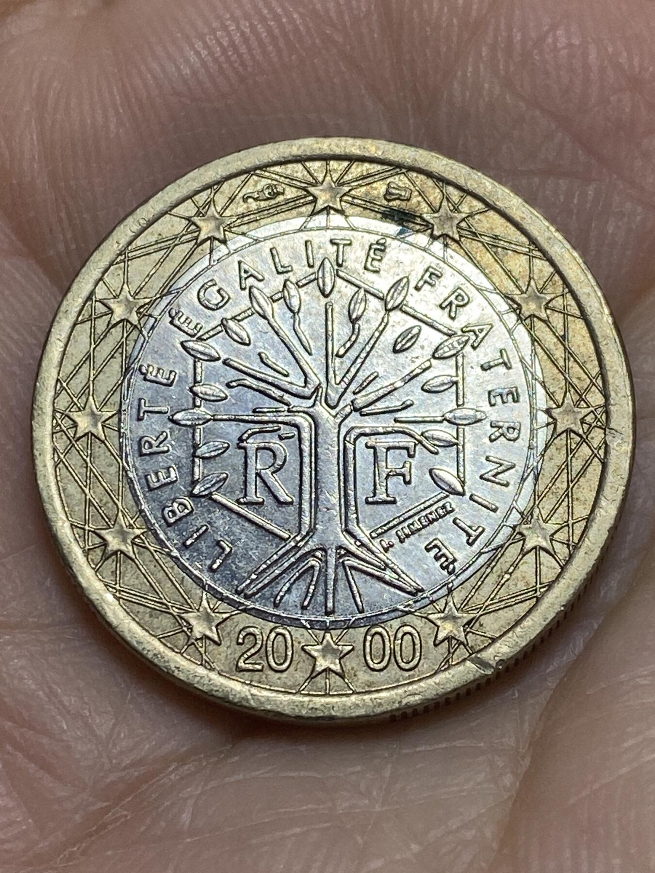 2025年第一百一十六场(总第一百四十二场）外国好品散币(免佣金) 法国🇫🇷2000年1欧元