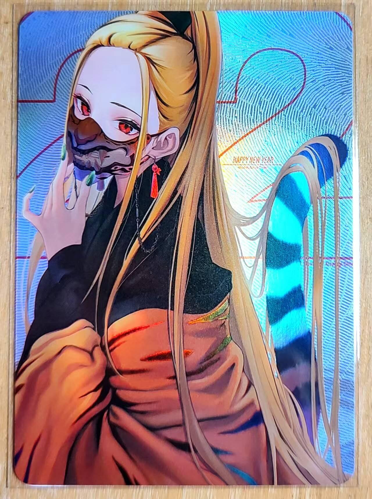 龙虎卡牌第六十场 - 猎虎师狂喜（无佣金，满120包邮，周六晚上结拍，欢迎送拍） 折光彩闪 卡将卡牌 虎年纪念卡
