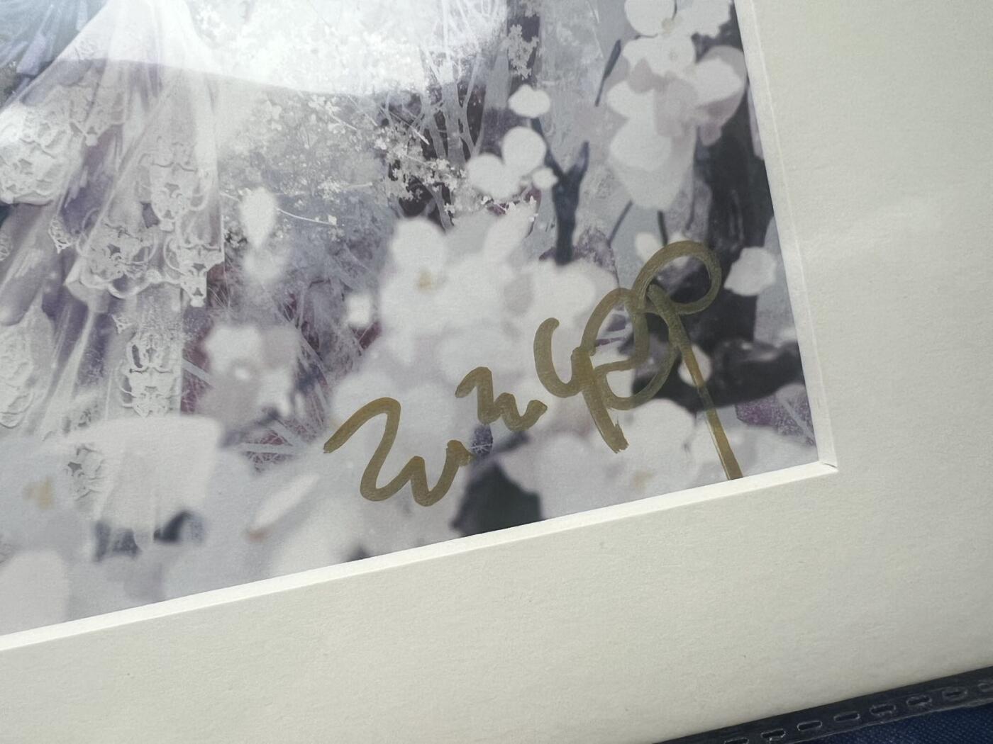 【随心含颖卡拍49期】卡游/集卡社/卡卡沃 抽卡机专场拍卖【无佣金】 【亲签版画】玉玉卿老师 版画 亲签 接近A4