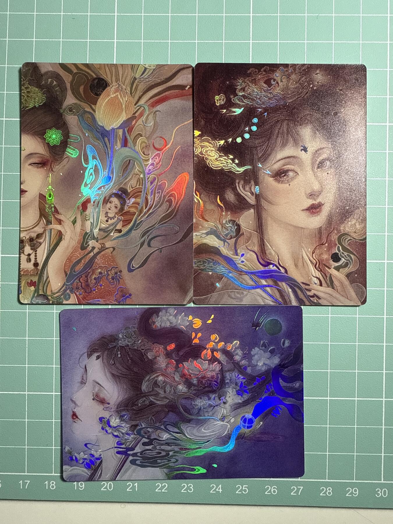 卡牌发烧友第20期，随单带裸卡，进群享包邮（持续收拍品，每周六晚23:50截拍，焱卡文化，国潮卡牌专场） 卡联社 山海美人 敦煌遗梦 三张 彩闪