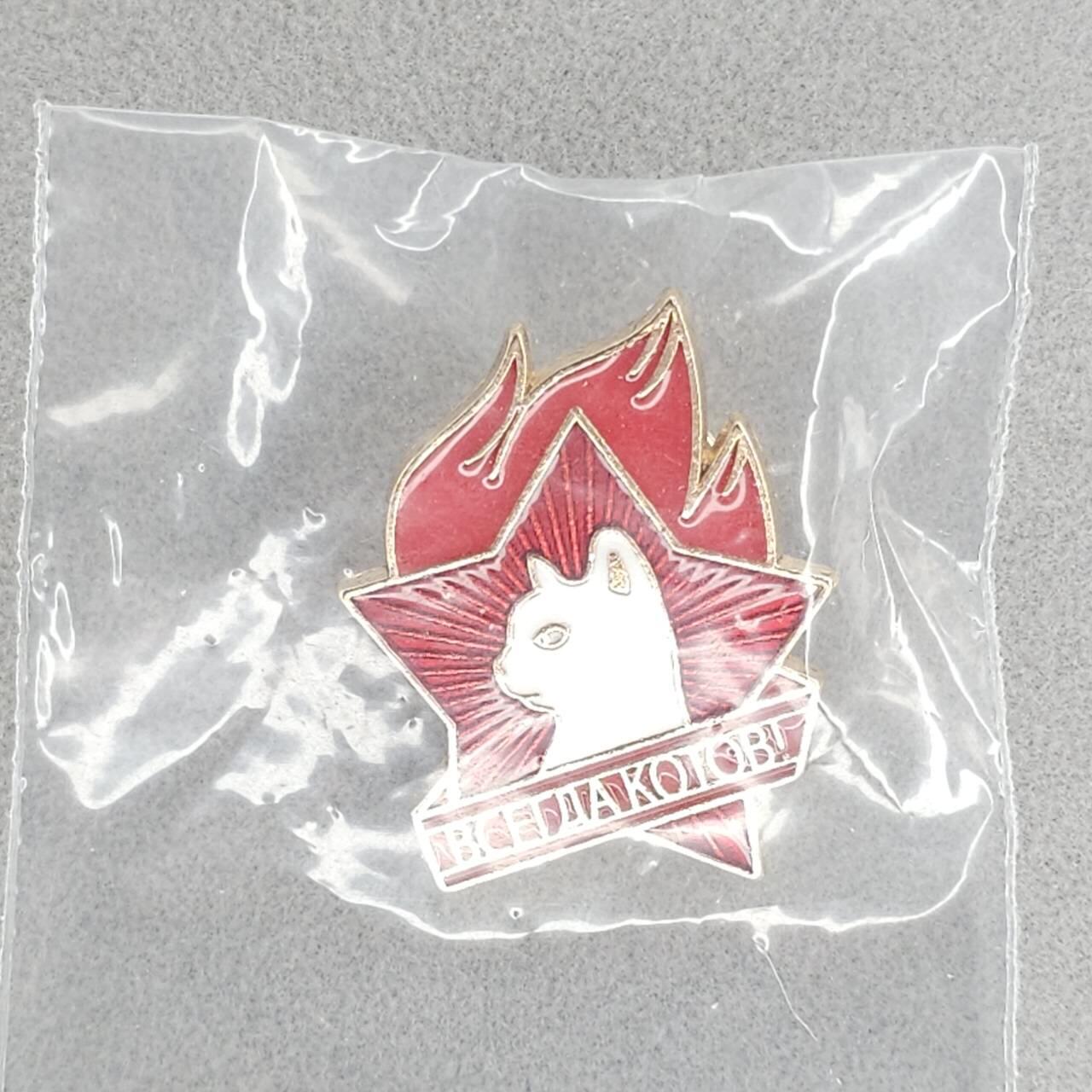 龙虎卡牌第六十场 - 猎虎师狂喜（无佣金，满120包邮，周六晚上结拍，欢迎送拍） 少先队喵 金属徽章一枚