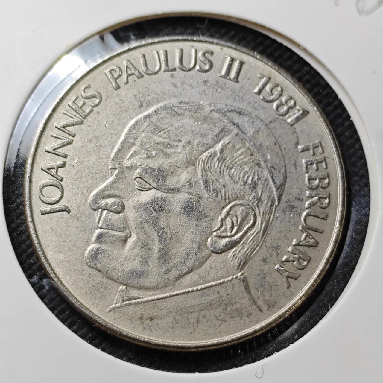 KK钱币收藏小铺  第357场  2月预留时间 周末发货  梵蒂冈访日纪念章