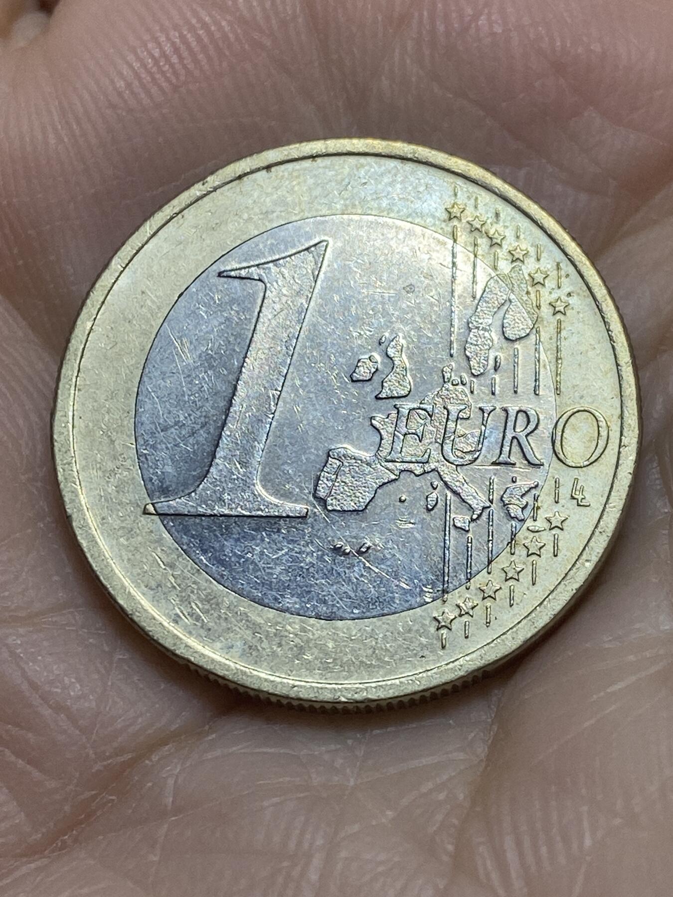 2025年第一百一十六场(总第一百四十二场）外国好品散币(免佣金) 德国🇩🇪2002年1欧元