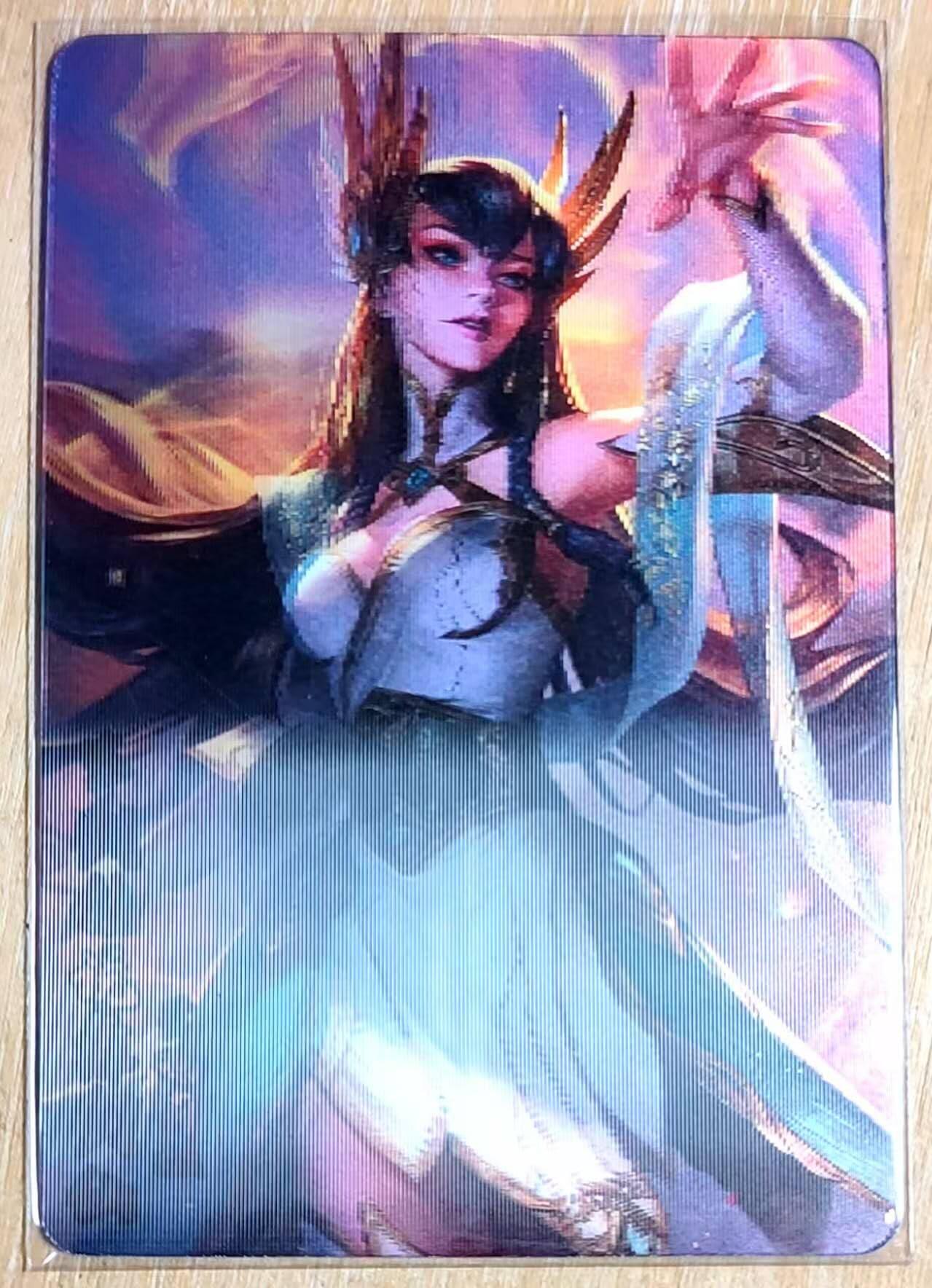 龙虎卡牌第六十场 - 猎虎师狂喜（无佣金，满120包邮，周六晚上结拍，欢迎送拍） 光栅裸眼3D立体卡 玩卡秀卡牌 魔兽世界-刀锋舞者