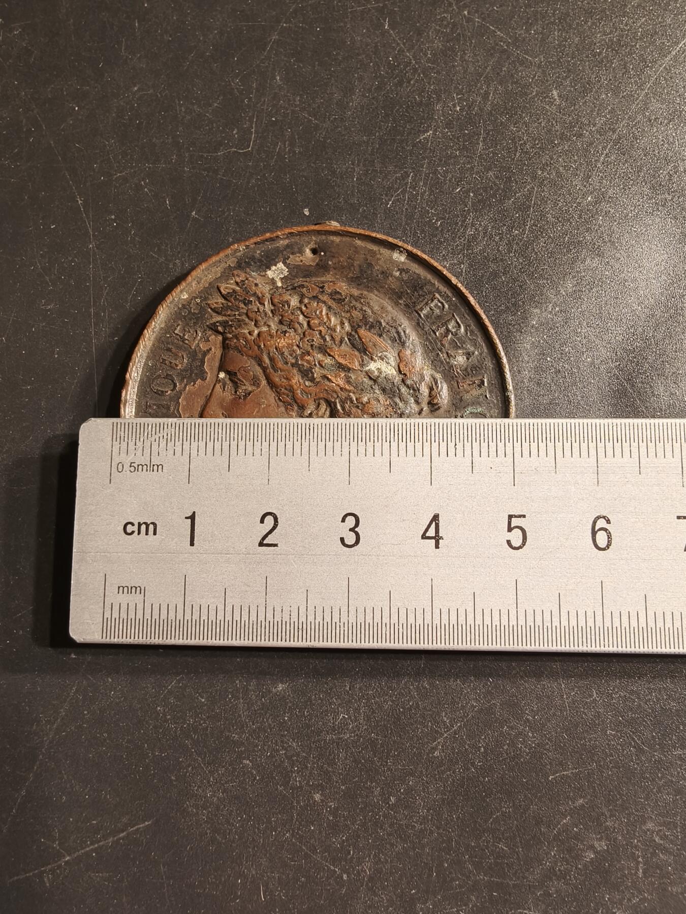 老王徽章第158期 法国国家射击协会大尺寸奖章    直径50mm.   重量45.3g