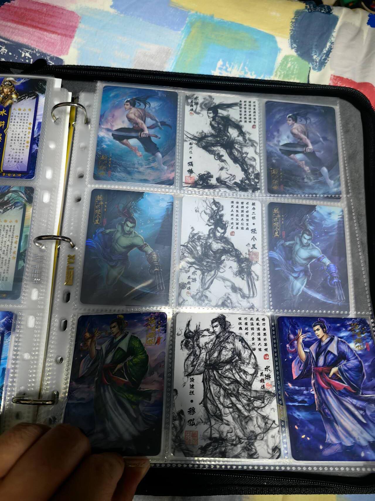 海绵宝宝卡牌专拍第5场(本场有自留价 各种亲签卡，套卡大套，自制卡难免瑕疵，可能存在轻微撞角爆边等出厂瑕疵，品控介意勿拍！) 洒洒卡牌 水浒大卡1-5弹 送一些多出来的卡我也不清楚是多少弹的了