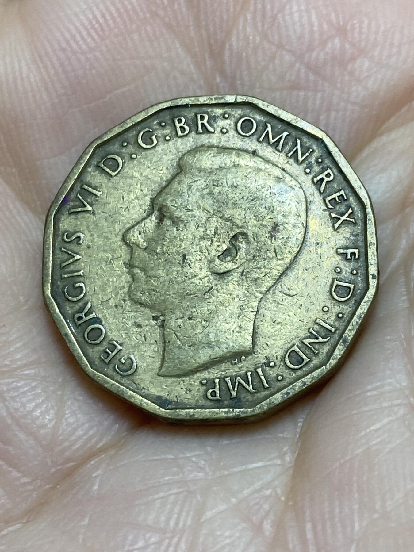 2025年第一百一十六场(总第一百四十二场）外国好品散币(免佣金) 英国🇬🇧1941年3便士(乔治六世第一版)