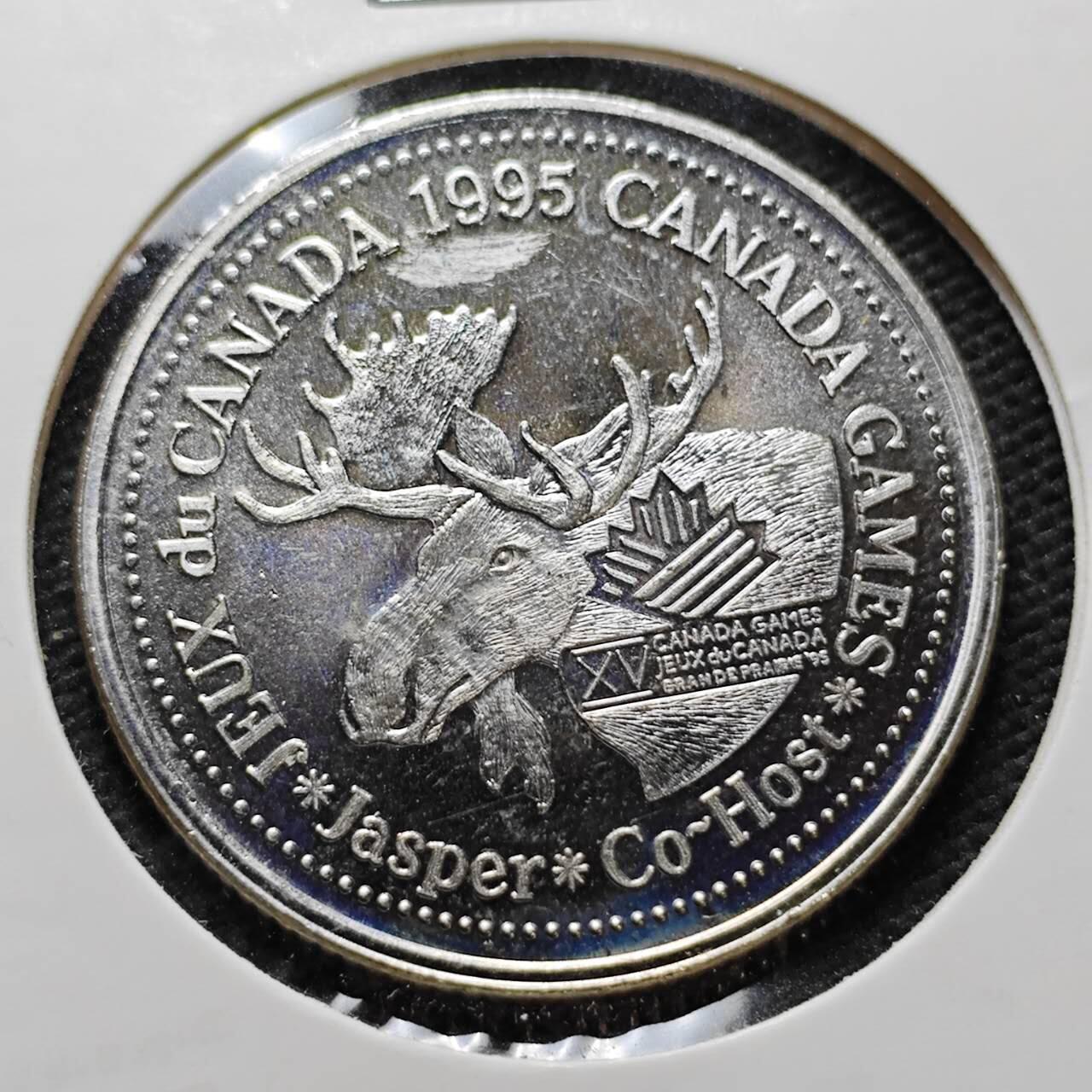 KK钱币收藏小铺  第357场  2月预留时间 周末发货  加拿大一元代币 好品