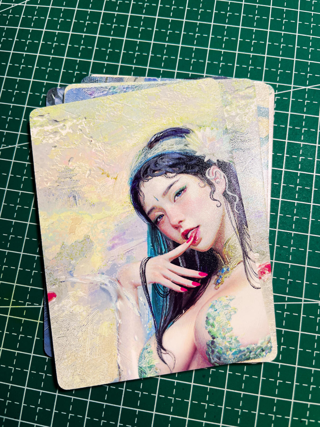 显眼宝35期 佣金1起 10月29日晚20:30截拍  燎原卡牌焱卡文化刷子妖姬传小青九拼9张