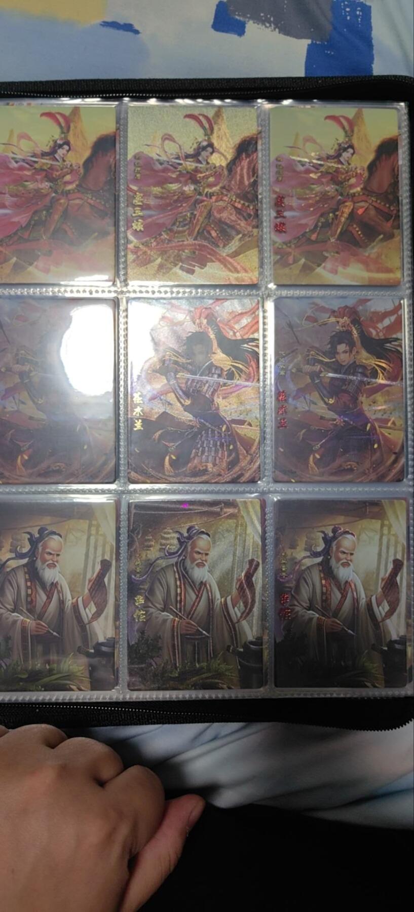 海绵宝宝卡牌专拍第5场(本场有自留价 各种亲签卡，套卡大套，自制卡难免瑕疵，可能存在轻微撞角爆边等出厂瑕疵，品控介意勿拍！) 神州群英传 1-3弹 前二弹入册，3弹未拆封