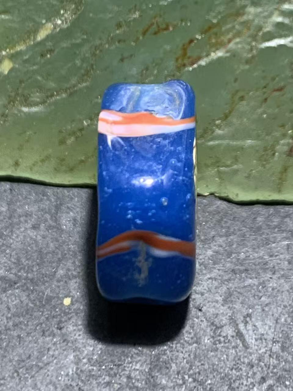 西亚古法手做恶魔之眼，人面琉璃珠一颗