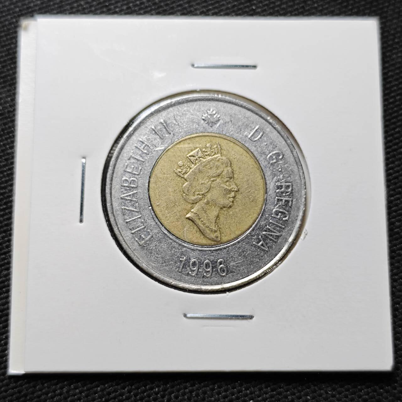 KK钱币收藏小铺  第358场  2月预留时间 周末发货  加拿大2元双色币