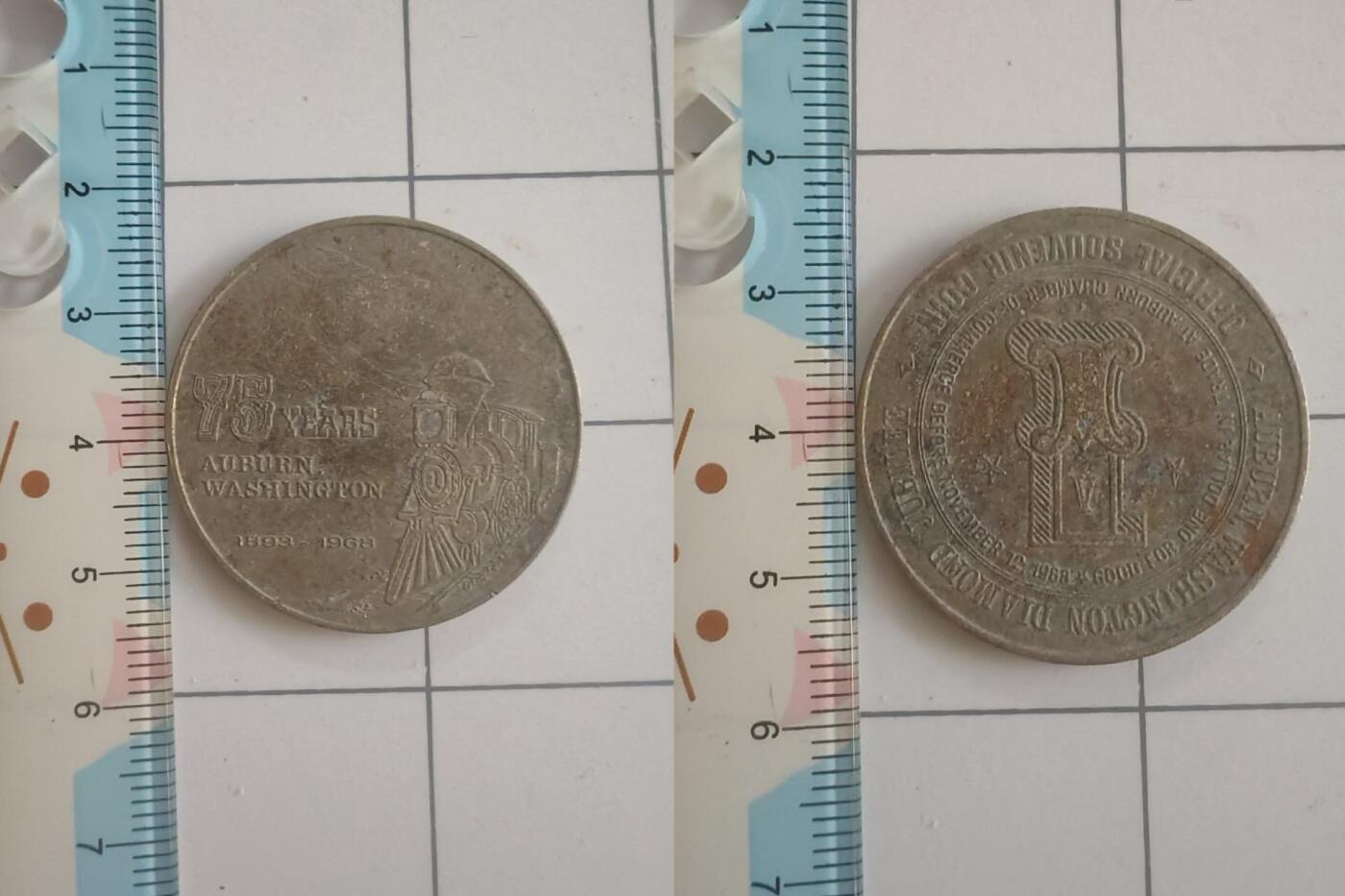 回流铜章硬币