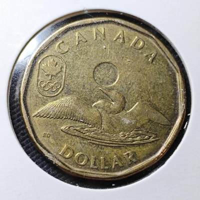 KK钱币收藏小铺  第358场  2月预留时间 周末发货 - 2014 加拿大1元 奥运纪念币