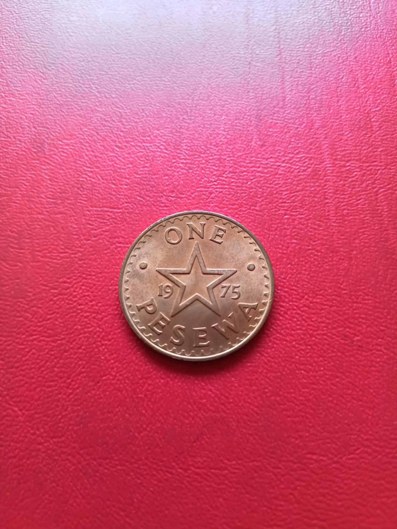 【云涧收藏】第七十四场 加纳1975年1比塞瓦，UNC