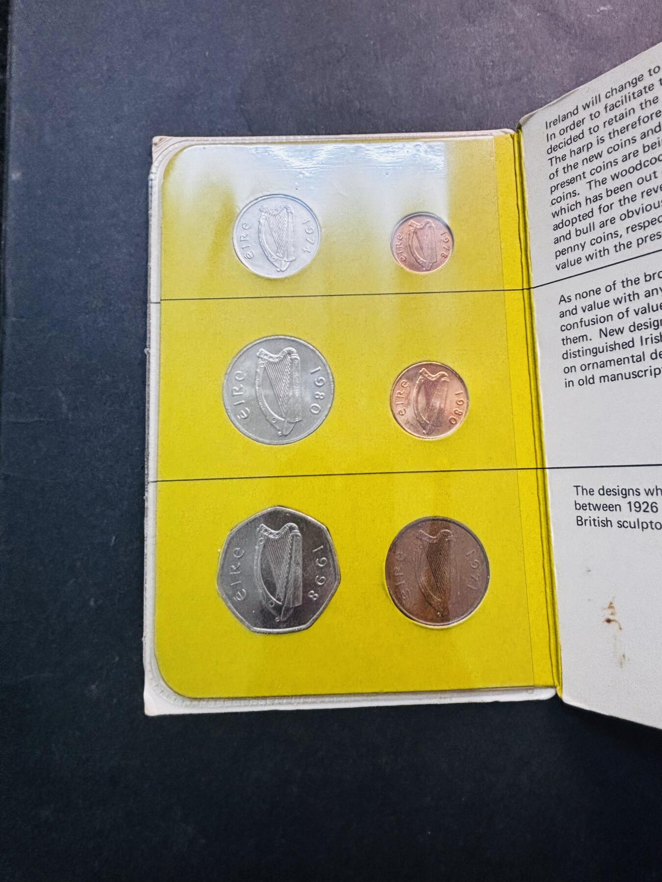 文馨钱币收藏第 277 场，熊猫金币，银币，老藏家日本明治时代到昭和时代全时期专场（特年非常多），长期接收代拍品 全新爱尔兰共和国时期一套