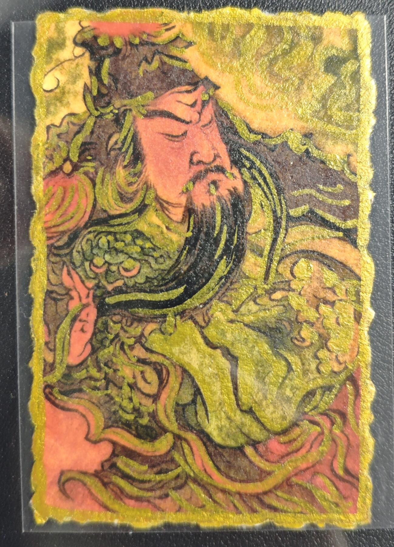 天玑星卡拍第132期《10.27周一截拍》持续收拍收评中 满赠卡需备注 【手机背绘】画师核桃 关羽 手机背绘可放置于透明手机壳
