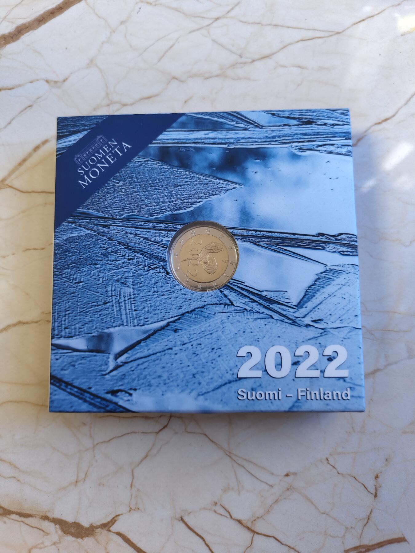 第179期拍卖【长期征集拍品】 芬兰2022年国家芭蕾舞 100 年2欧精制双金属币